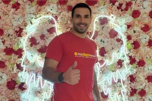 Home 6 Angle Wings Neon Sign